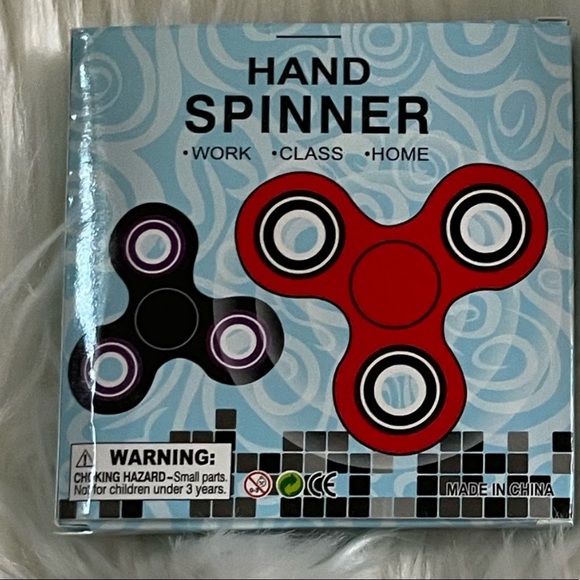 Navy Emoji Hearts Hand Spinner New - Picture 3 of 3